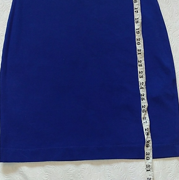 NWOT H&M Basics Royal Blue Bodycon Dress - Picture 7 of 8